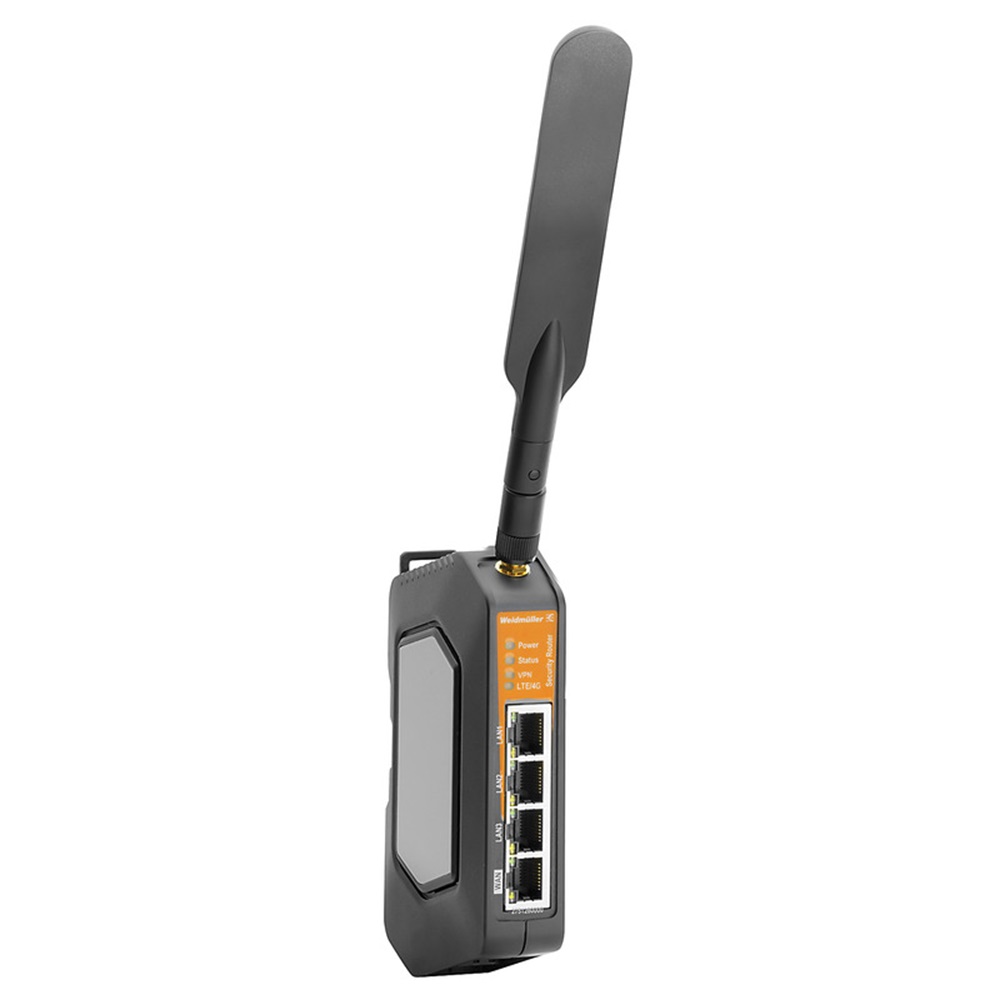 Router Industrial Nat/Vpn/U-Link Con Modem 4G//3G/2G Fast Ethernet 4 Puertos Rj45 10/100Baset Weidmuller _2751280000