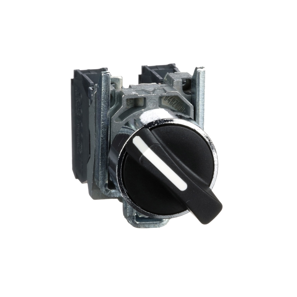 [XB4BD25] Selector 2 Pos 22Mm 1Na+1Nc Negro Schneider