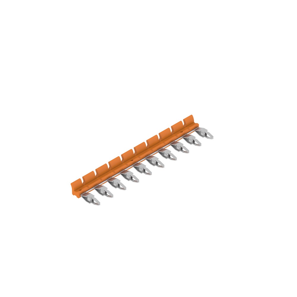 Puente 10 Polos P/Borna Paso 6.4Mm 10A Naranja Weidmuller _2556360000