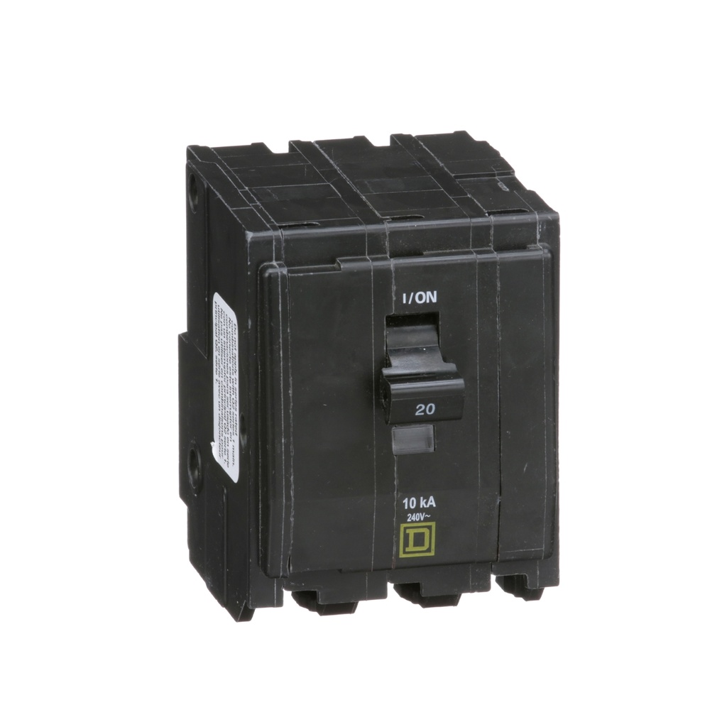 Mini-Interruptor Automatico 20A 3P 120/240Vac 10Ka Schneider