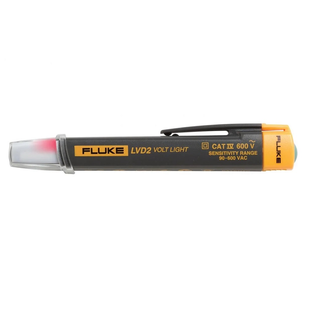 [LVD2] Detector De Voltaje 90 A 600Vac Con Linterna 100.000 Horas De Vida Util Incluye Bateria Aaa Fluke 2740300