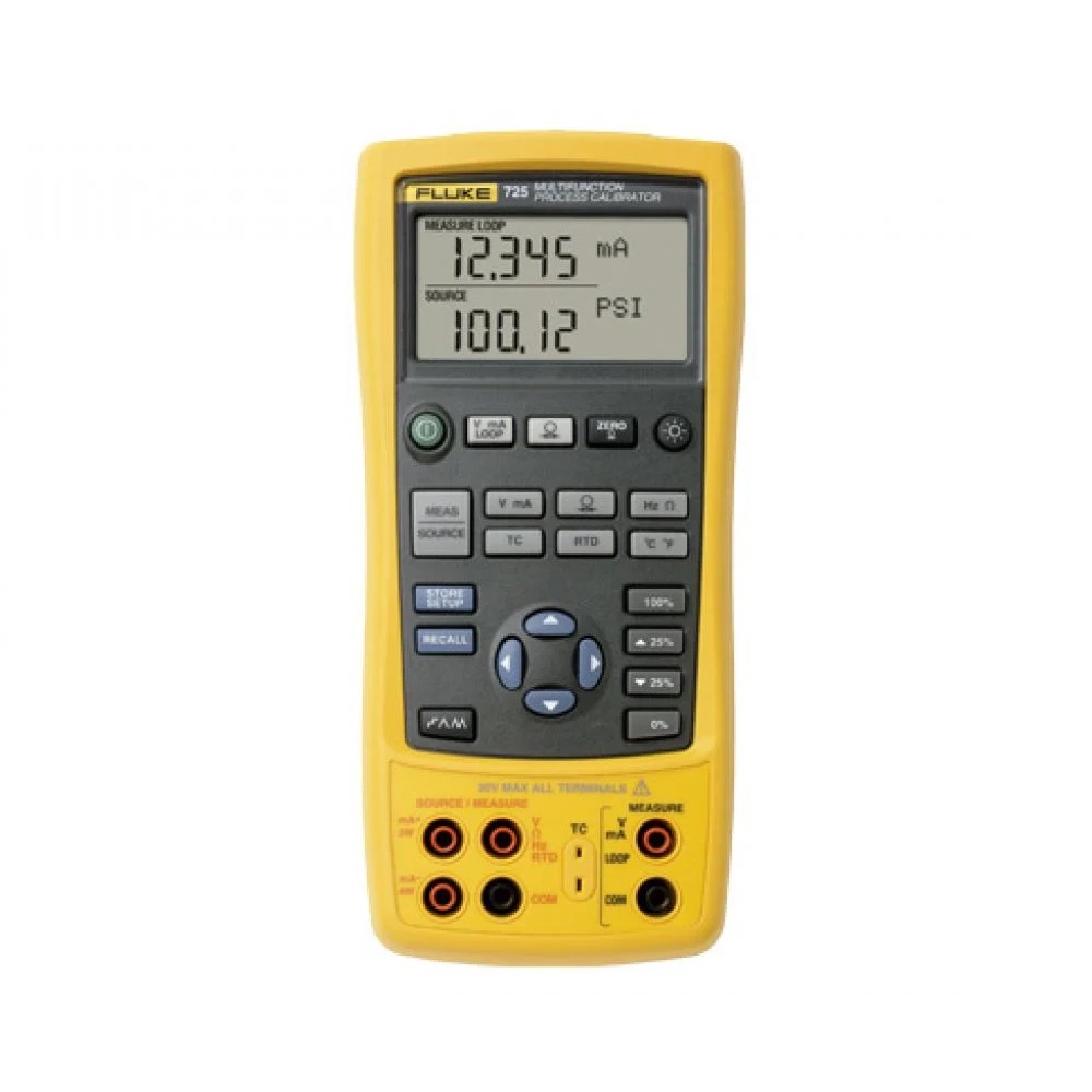 [FLUKE-725 US] Calibrador De Procesos Multifuncion 30V Dc 24Ma Rtd Termopares Frecuencia Ohmios Presion Fluke 664133