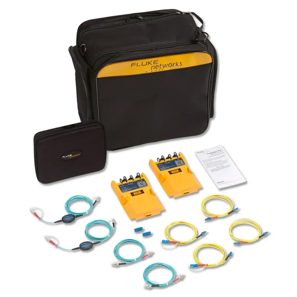 Kit Modulos De Extension Certifiber Pro Para Certificar Fibra Optica Olts Contiene Modulos Fibra- Trc Multimodo Sc/Lc 50 Micras - Trc Monomodo Sc/Lc - Maletin - Compatibles Con Certificadores Version Versiv2 Fluke 4334851