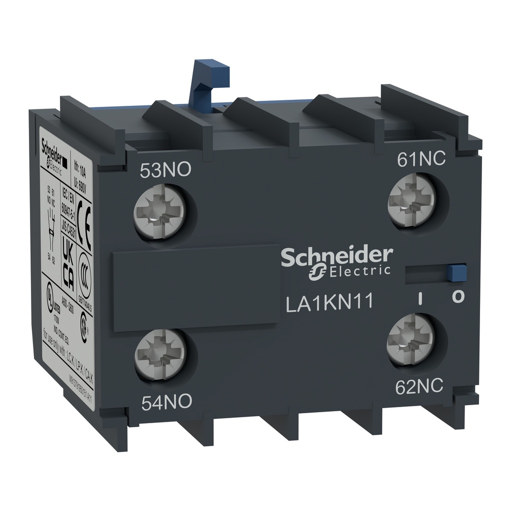 Bloque De Contactos Auxiliar Frontal Tesys K 1Na+1Nc 10A 690 Vac Schneider
