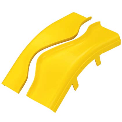 [FROV45SC4LYL] Tapa Angulo Vertical Externo 45 Grados Fiberrunner 4X4 Amarillo Panduit