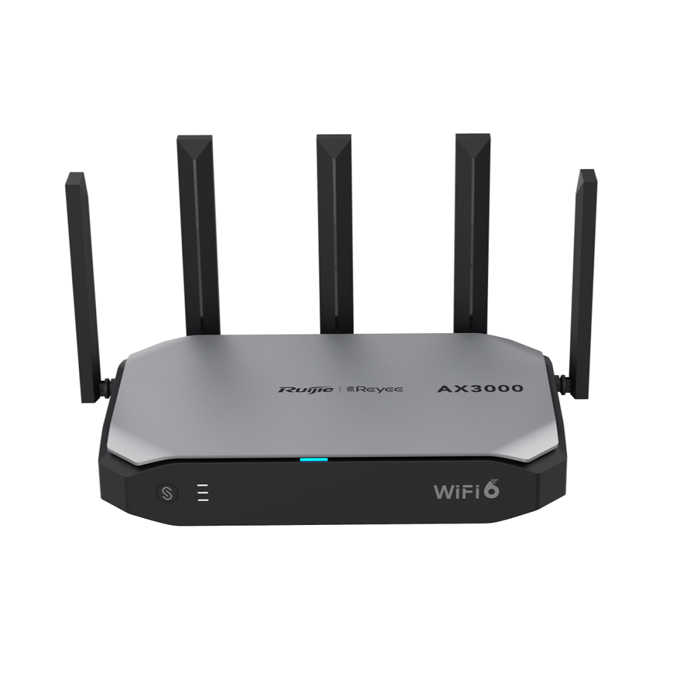 [RG-EG105GW-X] Router Empresa 5 Puertos 1Gbps Max 4 Puertos Wan 180 Usuarios + 5 Antenas Wifi 6 Administrable Nube Ruijie