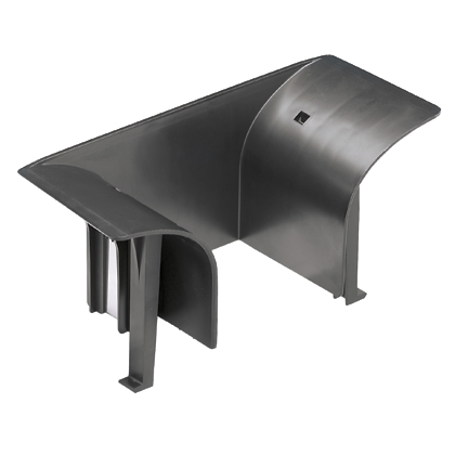 [FRLPR64BL] Reductor En T Fiberrunner 12X4 A Fiberduct 4X4 Negro Panduit