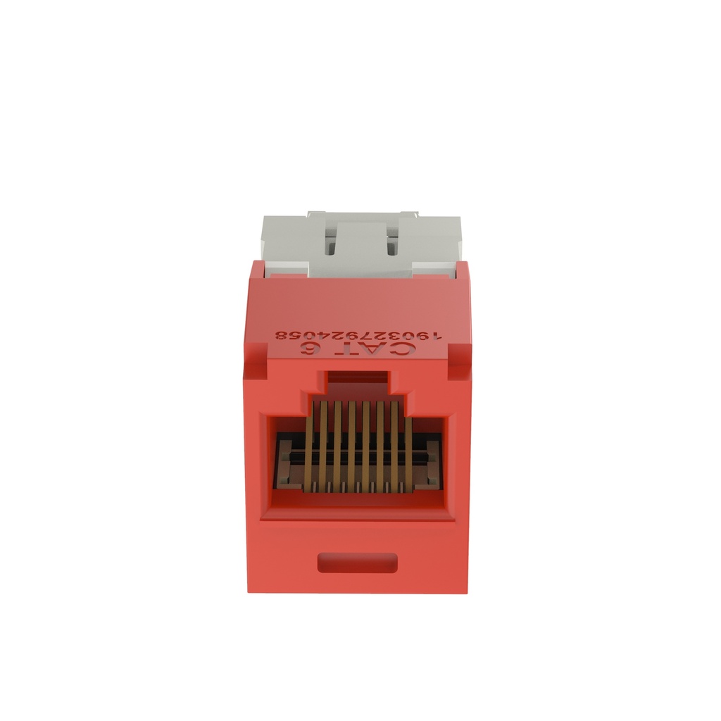 Toma Rj45 Categoria 6 Mini-Com Rojo Tg Panduit