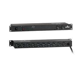 [5500-190] Toma Multiple P/Rack Horizontal Leviton Pdu C/Supresor 120V 15A 12 Salidas 515R