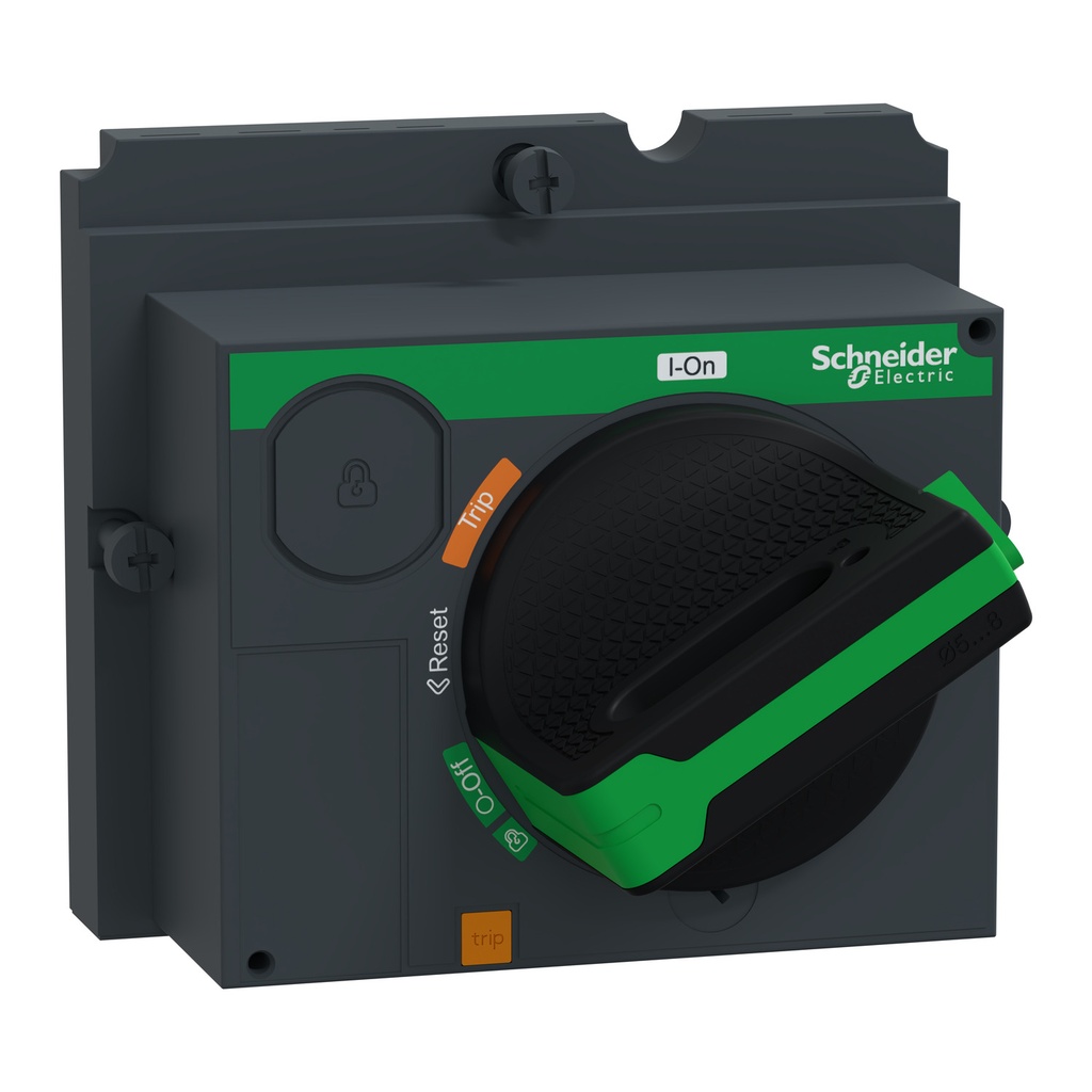 Mando Giratorio Directo Para Compact Nsx100/160/250 Mando Negro Ip40 Schneider