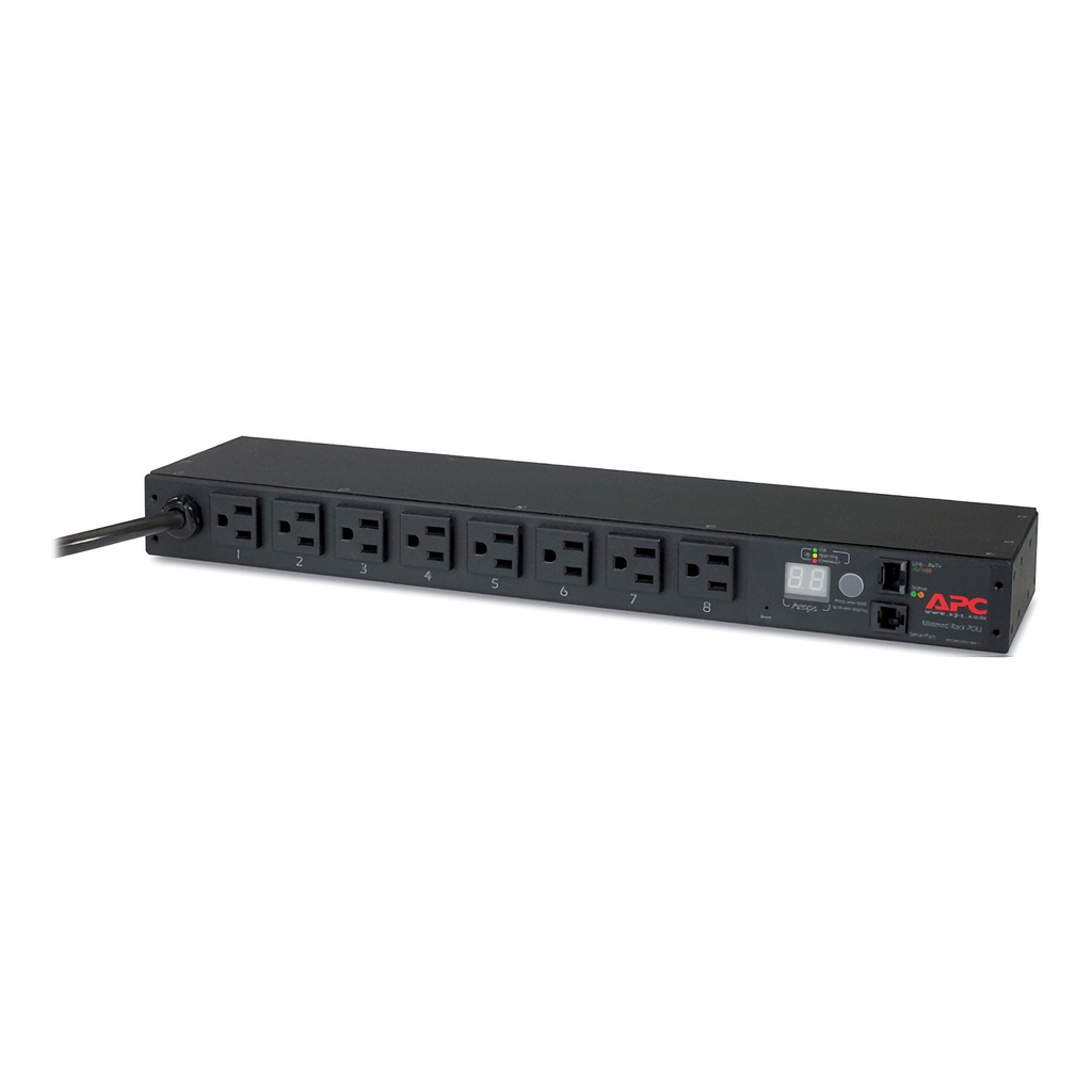 Pdu Para Rack Con Instrumentacion 1Ru 15A 100/120V 8 Tomas Nema 5-15 Apc Schneider