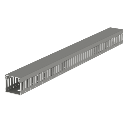[40.40.77] Canaleta 40Bx40A Mm Gris Ranurada Tramo X 2 Mts U23X Unex 40.40.77