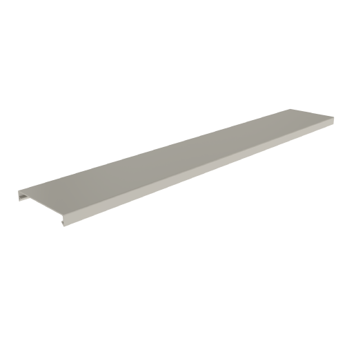 [T-80.07] Tapa Para Canaleta Gris 80Mm X 2 Mts Gris U23X Unex