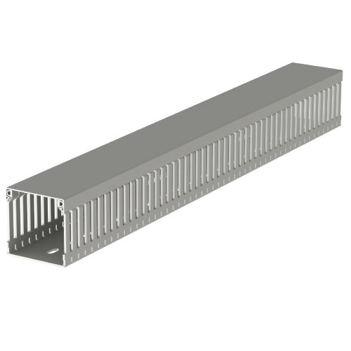 [60.60.77] Canaleta 60Bx60A Mm Gris Ranurada Tramo X 2 Mts U23X Unex