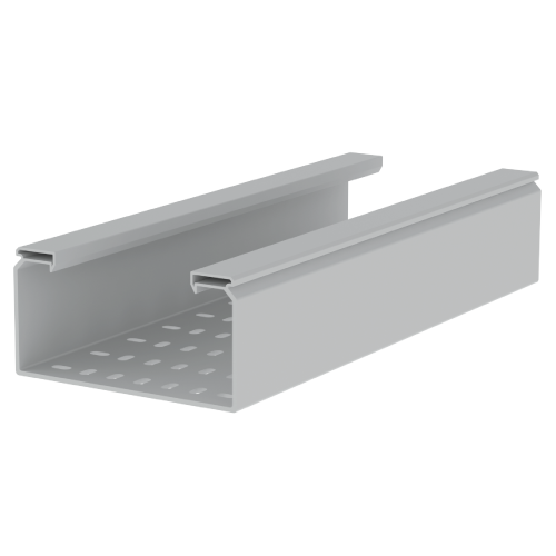 Bandeja Portacable Perforada Aislante 100X200Mm Gris Tramos X 3 Mts U23X Unex