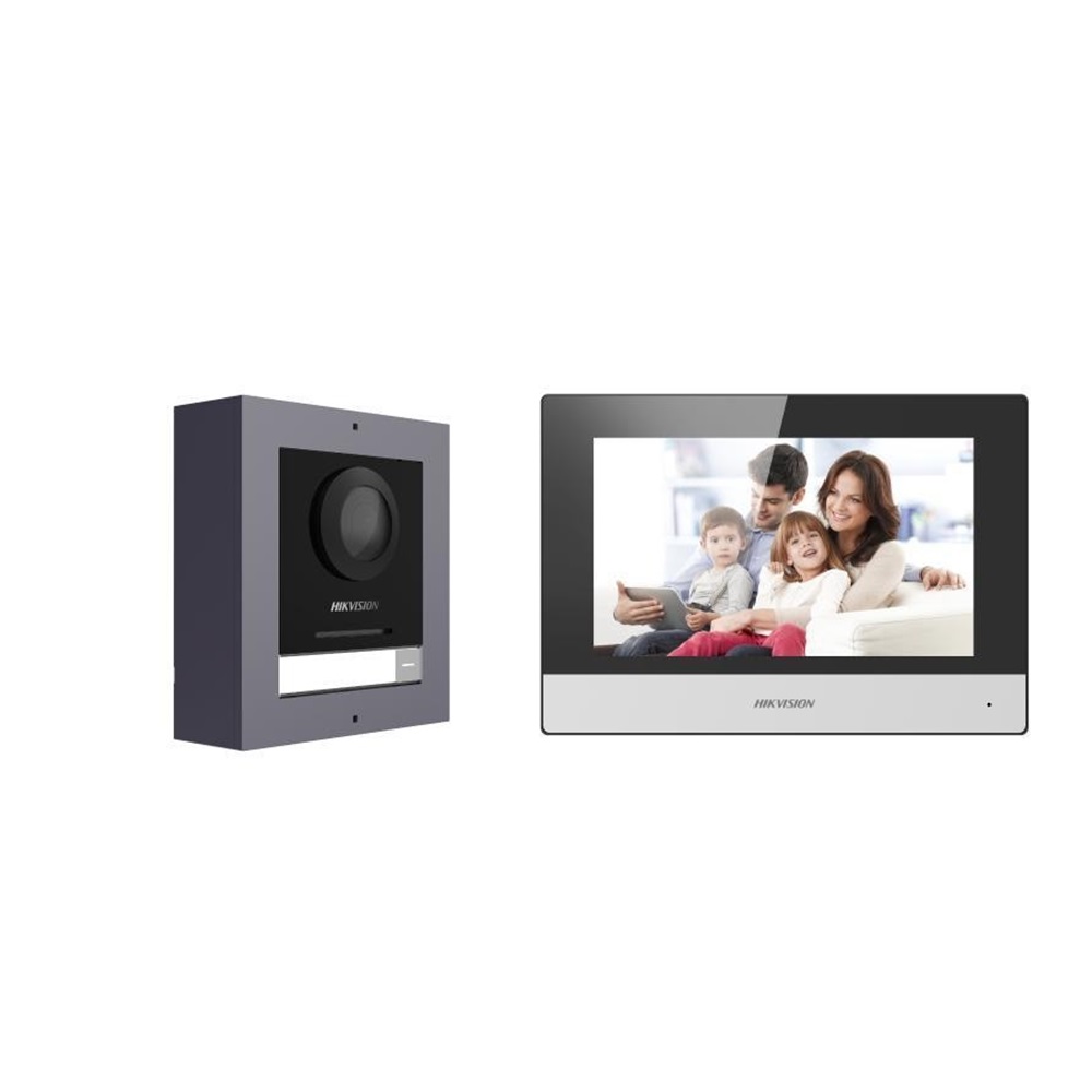 [DS-KIS602(B)] Kit Videoportero Ip Ds-Kd8003-Ime1 + Ds-Kh6320-Wte1 Ip65 Hikvision 305303834