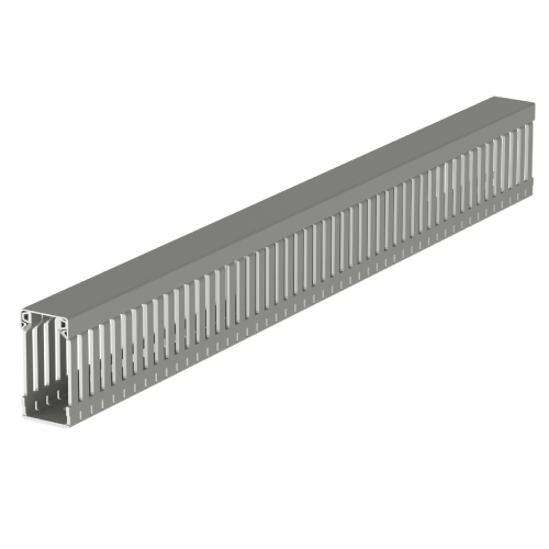 [60.30.77] Canaleta 30Bx60A Mm Gris Ranurada Tramo X 2 Mts U23X Unex 60.30.77