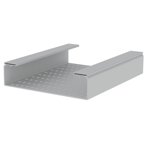 Bandeja Portacable Perforada Aislante 100X400Mm Gris Tramo X 3 Mts U23X Unex