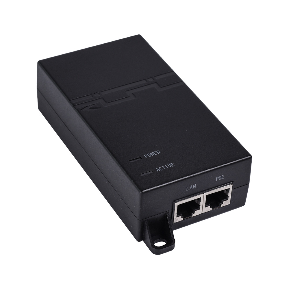 Injector Poe Inteligente 30W Rj45 10/100/1000 Mbps 802.3At Ruijie