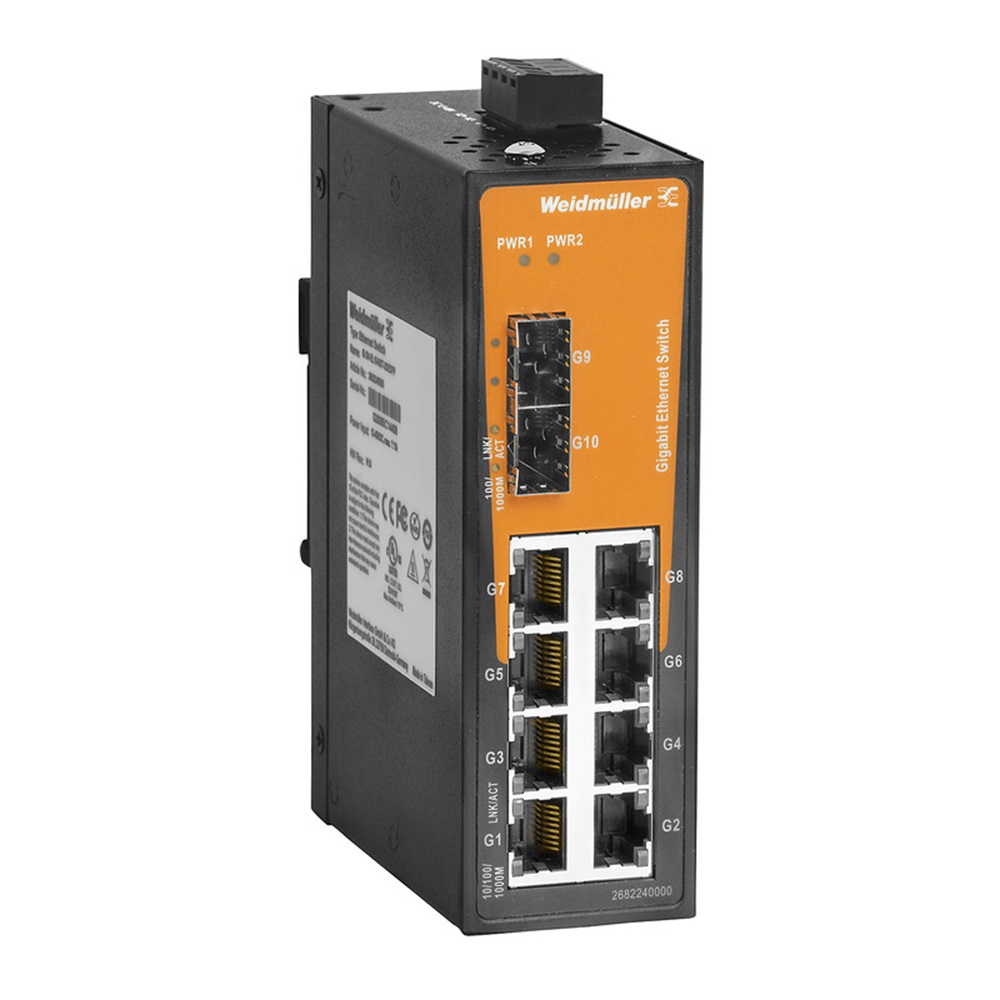 Switch De Red No Administrable  8Xrj45 100/1000Base Sfp Weid Muller 2682240000