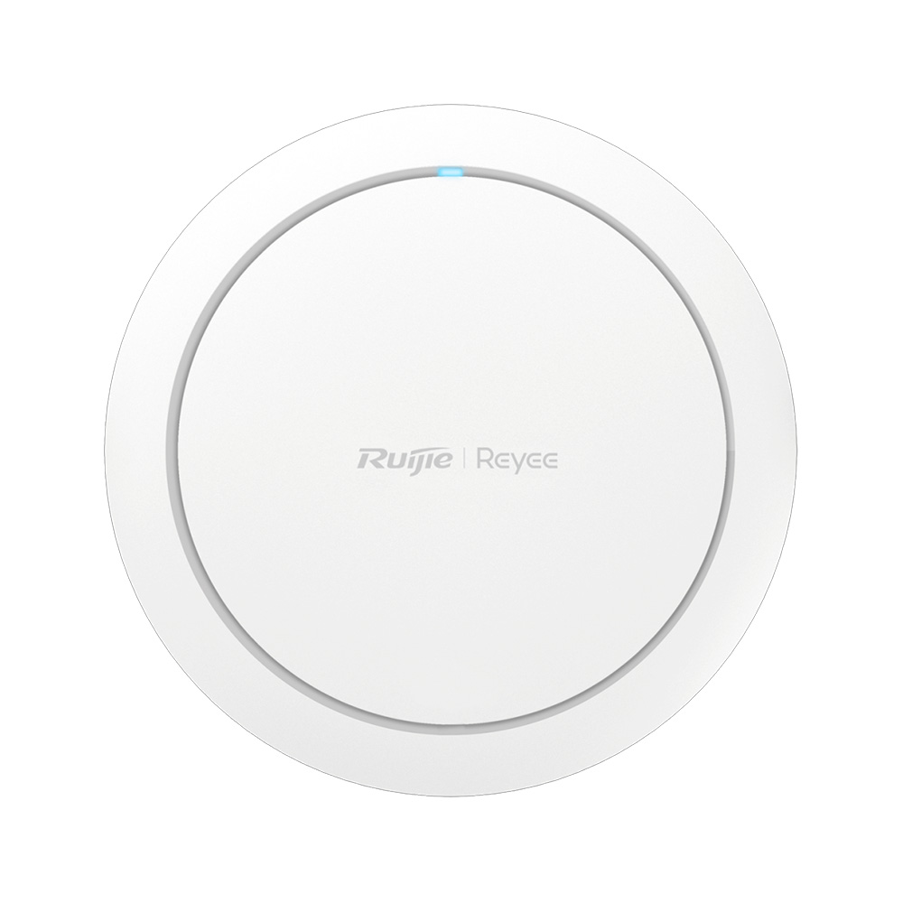 [RG-RAP2266] Access Point Conexion 1Gbps 110 Usuarios Doble Banda Mimo 2X2 Wifi 6 Redondo Montaje Techo Interior Ruijie