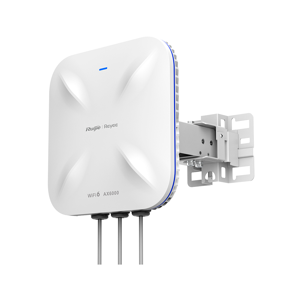 [RG-RAP6260(H)-D] Access Point Puerto Rj45 2.5Gbps + Sfp 1Gbps 130 Usuarios Doble Banda Mu-Mimo 4X4 Wifi 6 Montaje Exterior Ip68 Ruijie  Rg-Rap6260(H)-D