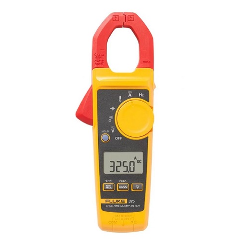 [FLUKE-325] Pinza Amperimetrica De Corriente True Rms Hasta 400A Ac/Dc 600V Ac/Dc Temperatura -10 A 400 °C Capacitancia Resistencia Iluminacion Pantalla Cat Iii 600 V/Cat Iv 300 V Fluke 5065866