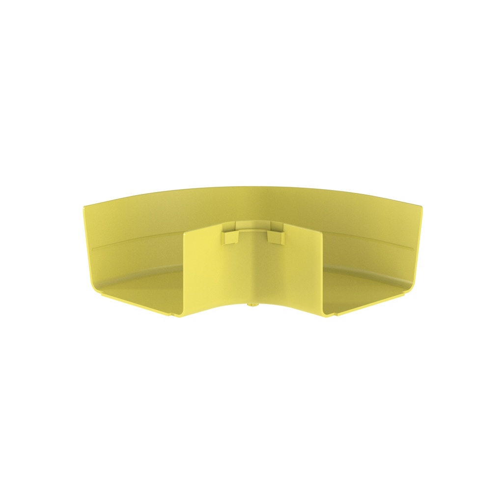 [FRRA6X4LYL] Angulo Recto Horizontal Fiber Runner 90 Grados 6X4 Amarillo Panduit