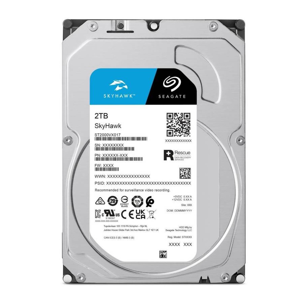 [ST2000VX017] Disco Duro 2Tb 3.5In 64Mb 6Gbs 5900Rpm Sata Surveillance Skyhawk Seagate St2000Vx008