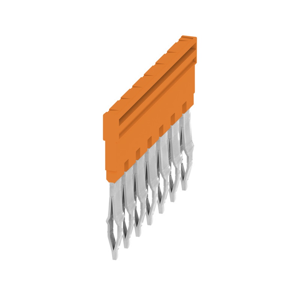 Puente 7 Polos P/Borna 4Mm 32A Naranja Weidmuller _1528020000