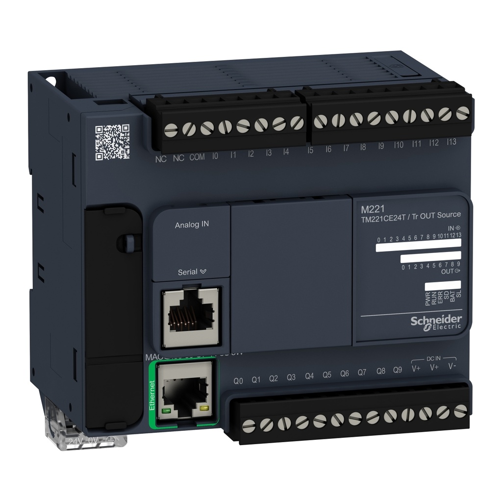 Plc Controlador 24V 14 Entradas Dig 10 Salidas Transistor Ethernet Schneider
