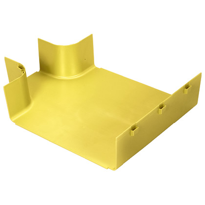 [FRT12X4W4LYL] Te Horizontal 12X4 A 4X4 Fiber Runner Amarilla Panduit