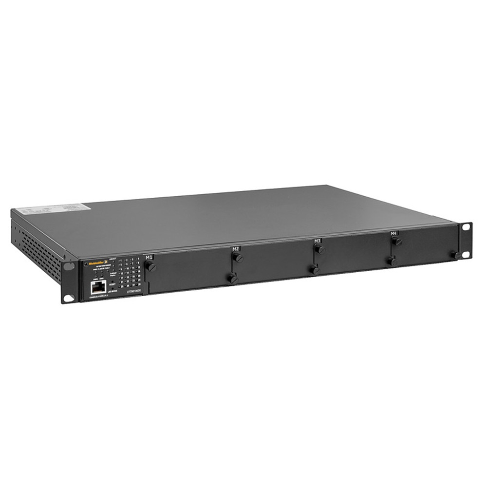 Switch Industrial 19Pulg Rack Modular Capa 3 Administrable Hasta 28 Puertos 110Vac Weidmuller _2875580000
