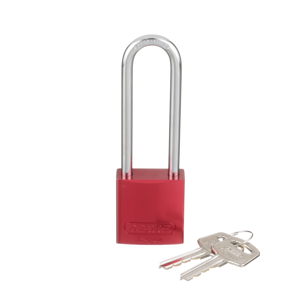 Candado Cuerpo Aluminio Y Grillete 76Mm Panduit Rojo Psl-7-Ls