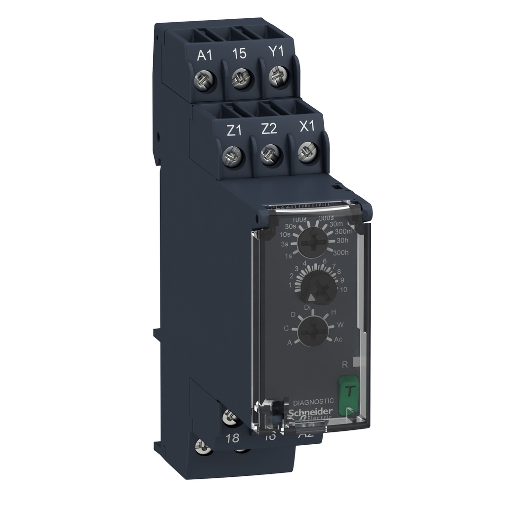 Rele Multifuncional 24-240Vac/Dc Na1Nc 0.05Seg-30Horas Multifuncion Schneider Re22R1Mymr