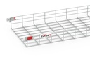 Bandeja Malla 100Mm X 400Mm X 3.0 Mts Rapide Incluye 2 Uniones Electrozincada Rejiband Pemsa