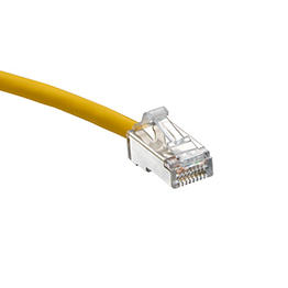 Patch Cord Cat 6A Y 6A Blindado 28Awg 0.30Mts Lszh Leviton Amarillo H6A10-01Y