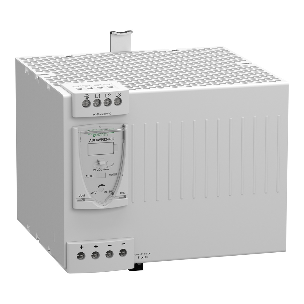 Fuente De Alimentacion Conmutada Modular 3 Fases 40A Entrada 380-500Vac Salida 24Vdc 960W Schneider Abl8Wps24400
