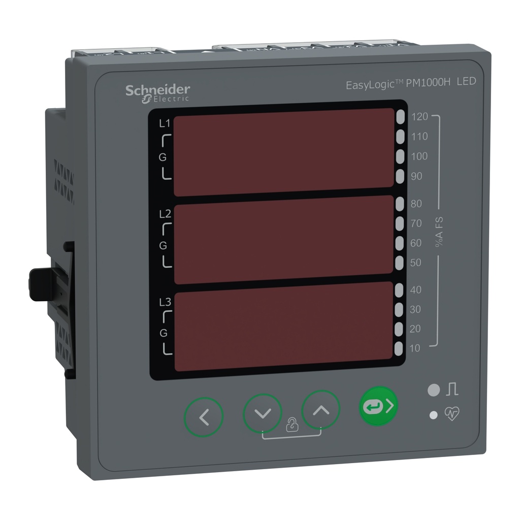 [METSEPM1125HCL05RD] Medidor Energia Multifuncional 3P+N Clase 0.5 Panel Led 48-277Vdc/Ac Puerto Rs485 Schneider