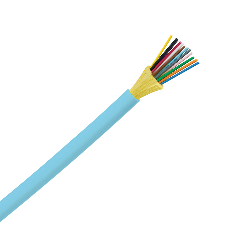 Fibra Optica Interior Multimodo 12 Hilos 50/125 Om3 Tight Buffer Lszh Aqua Panduit