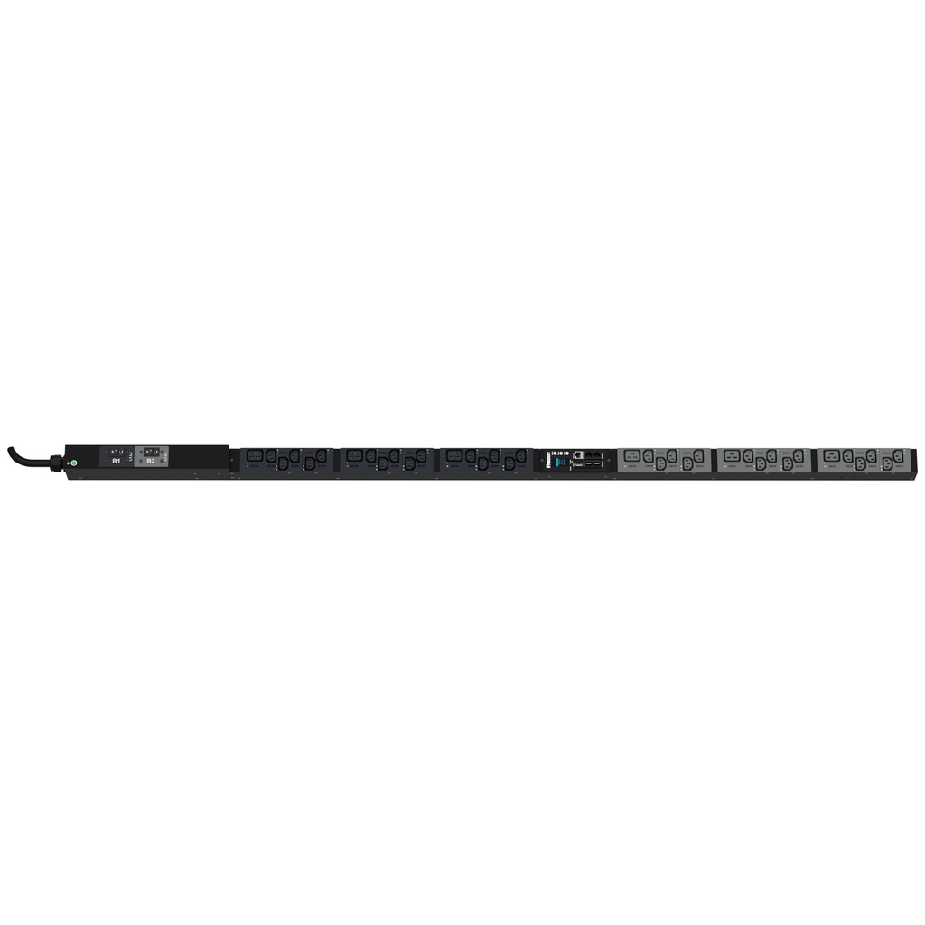 Pdu Vertilcal P/Rack 30A 230Vac L6-30P Monitoreada Y Conmutada 30 C13 Y 6 C19 Negra Panduit