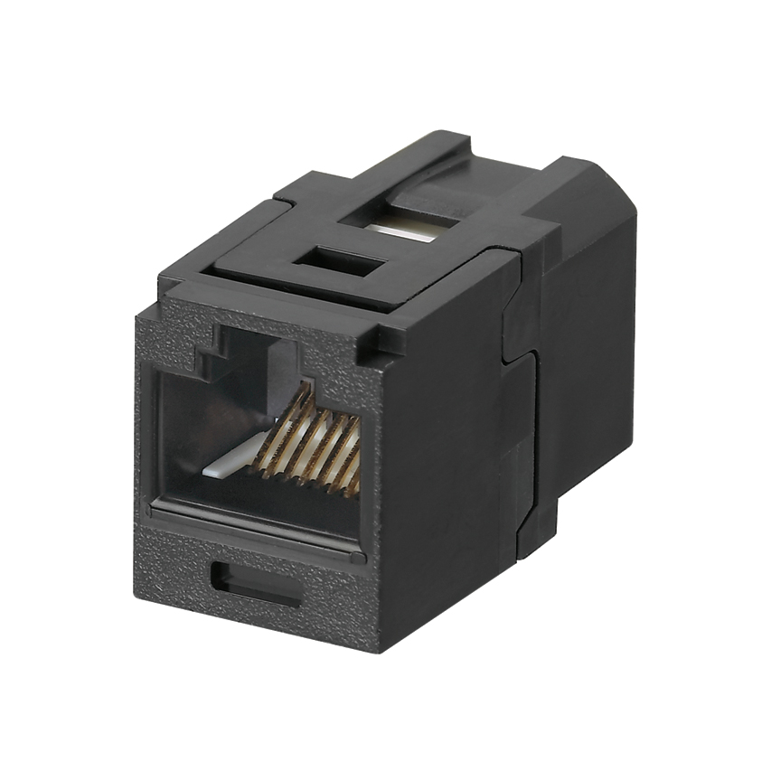 [CC688BL] Acople Enfrentador Rj45-Rj45 Categoria 6 Minicom Color Negro Panduit