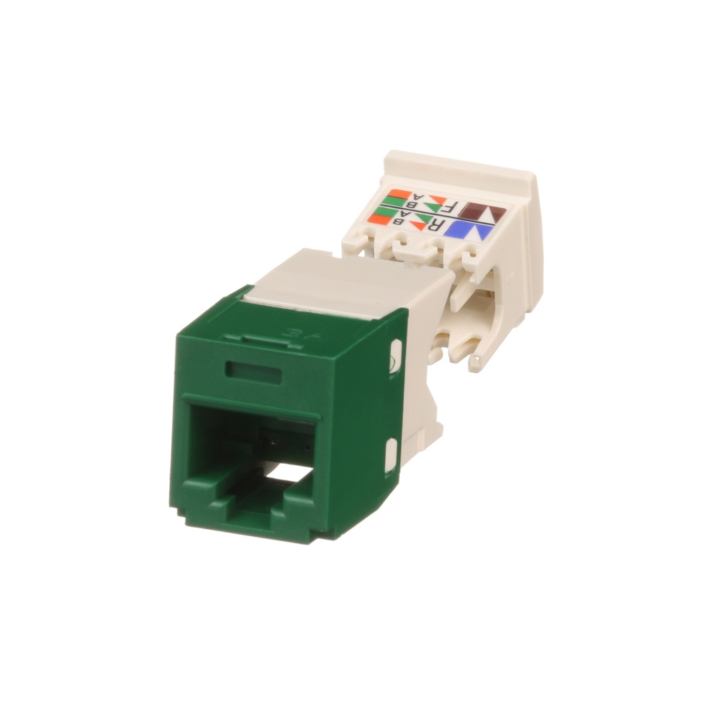 Toma Rj45 Categoria 6 Verde Ponchado Tg Minicom Pannet Panduit