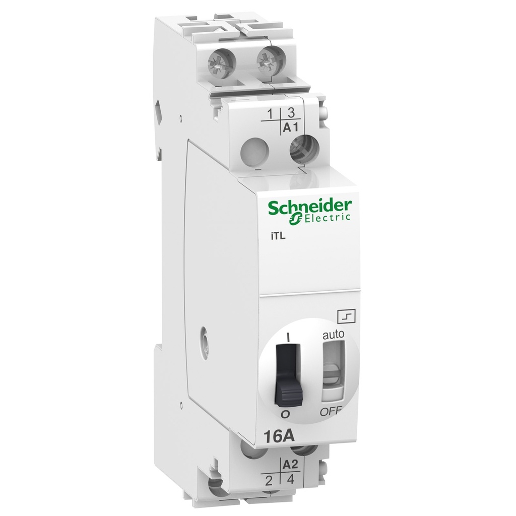 Telerruptor 2 Polos 16A 130Vac/48Vdc Acti9 2No Riel Din Ip20 Schneider