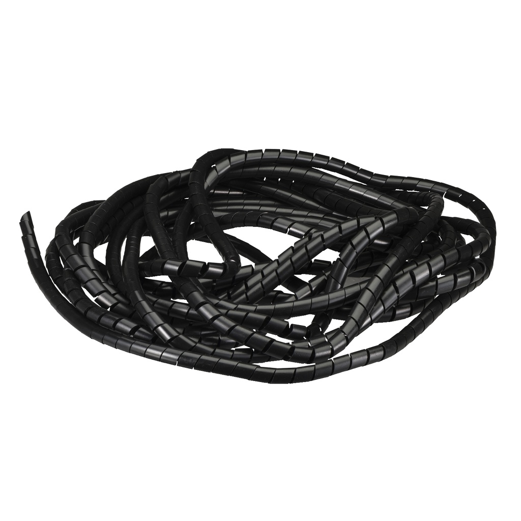 Espiral Plastica 15Mm Dexson X 10Mts Negra Para Cables 8-32 16Awg Schneider