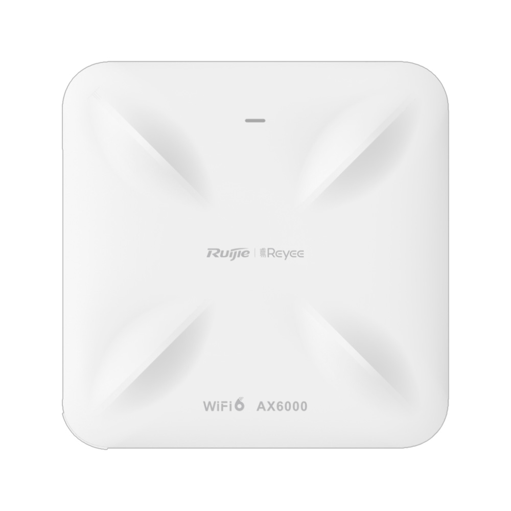 [RG-RAP2260(H)] Access Point Conexion 2X2.5Gbps 130 Usuarios Doble Banda Mu-Mimo 4X4 Wifi 6 Poe 60W Montaje Techo Interior Ruijie