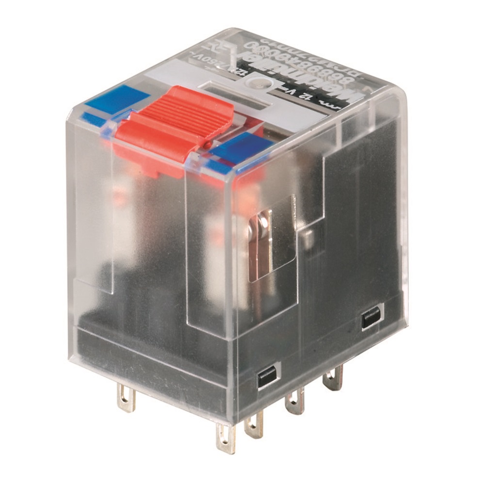 [RCM370615] Rele 11 Pines 3 Contactos 240Vac 10A Bobina 115Vac Pulsador Prueba Weidmuller _8689980000