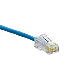 Patch Cord Categoria 6 30Cm Azul Diametro Reducido 28Awg Leviton