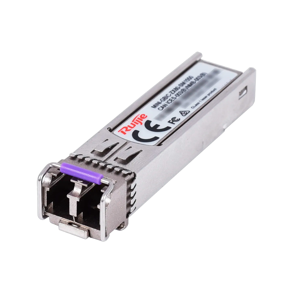 [MINI-GBIC-ZX80-SM1550] Transceptor Mini-Gbic Sfp Monomodo Lc Simplex 10Gbps 1550Nm 80Km 1.5W Ruijie