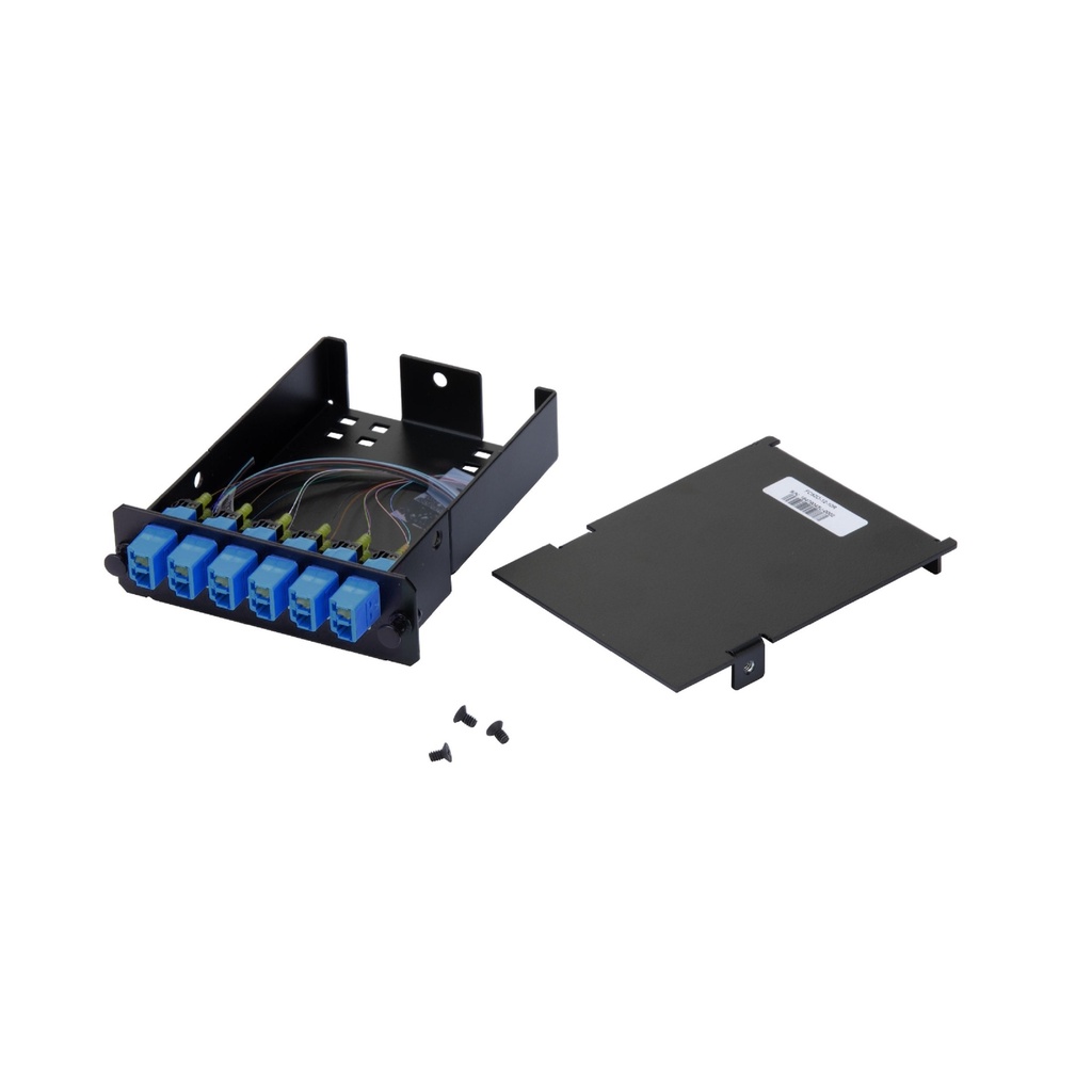 Cassette De Empalme Adaptadores Lc Duplex 12 Fibras Monomodo Os2 Opticom Panduit